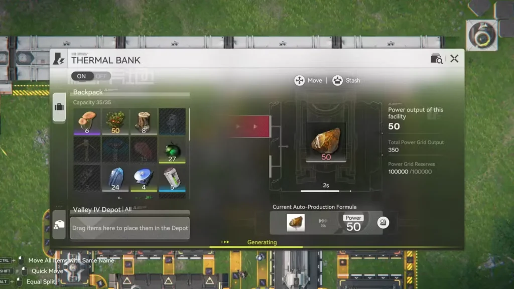 crafting batteries in arknights endfield to generate electricity power