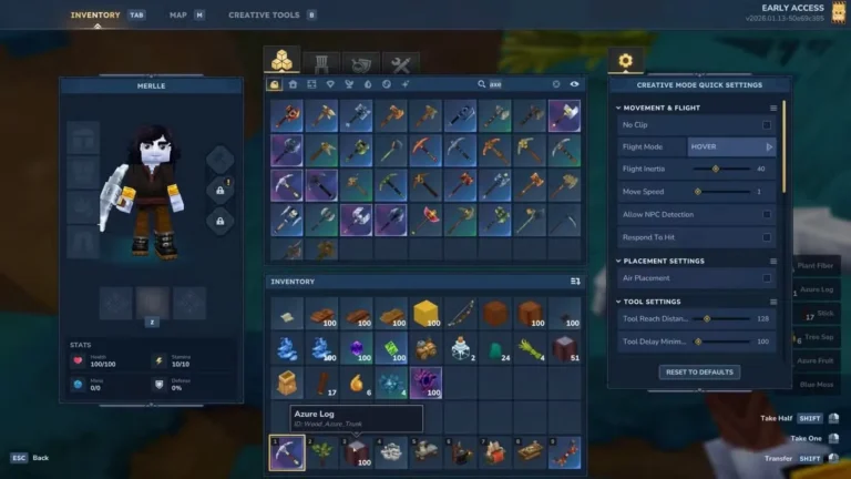 azure logs in hytale