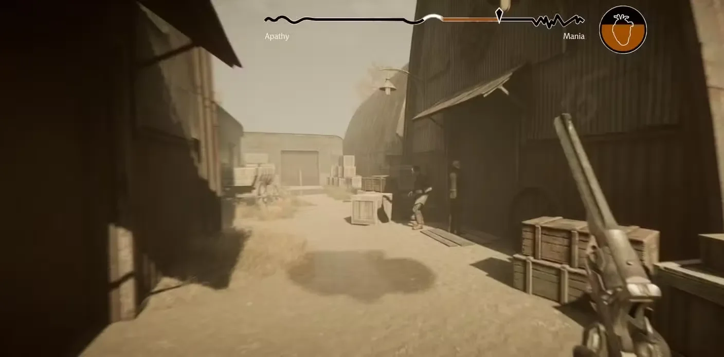 encountering two bandits outside bad grief's hideout in pathologic 3