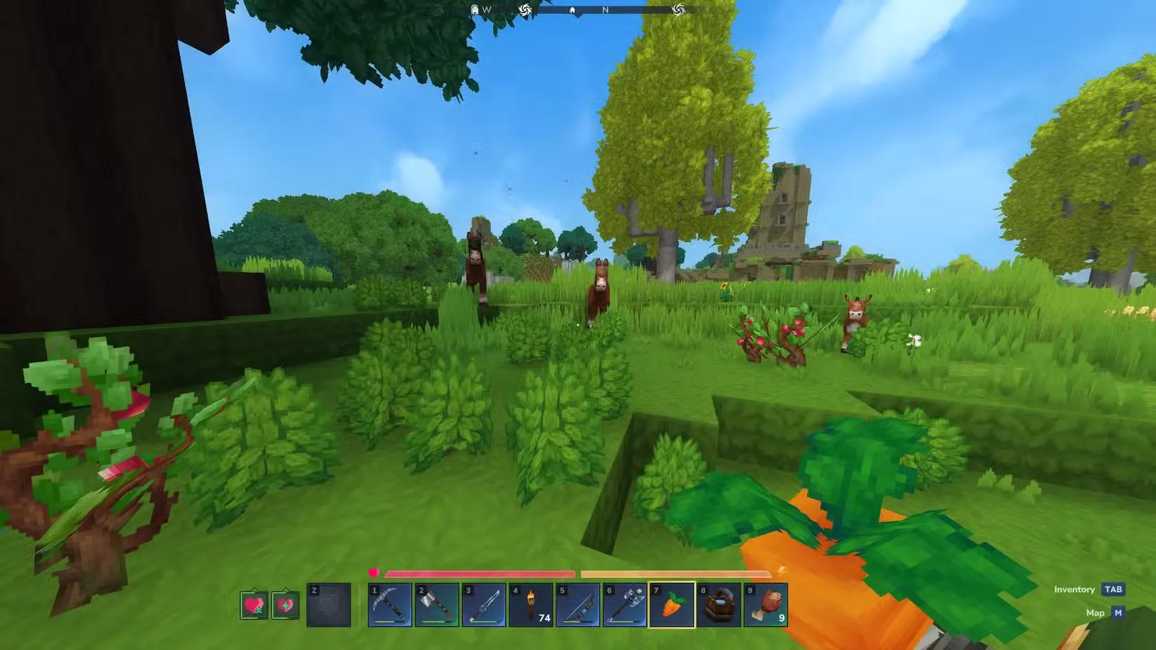 finding horses in hytale