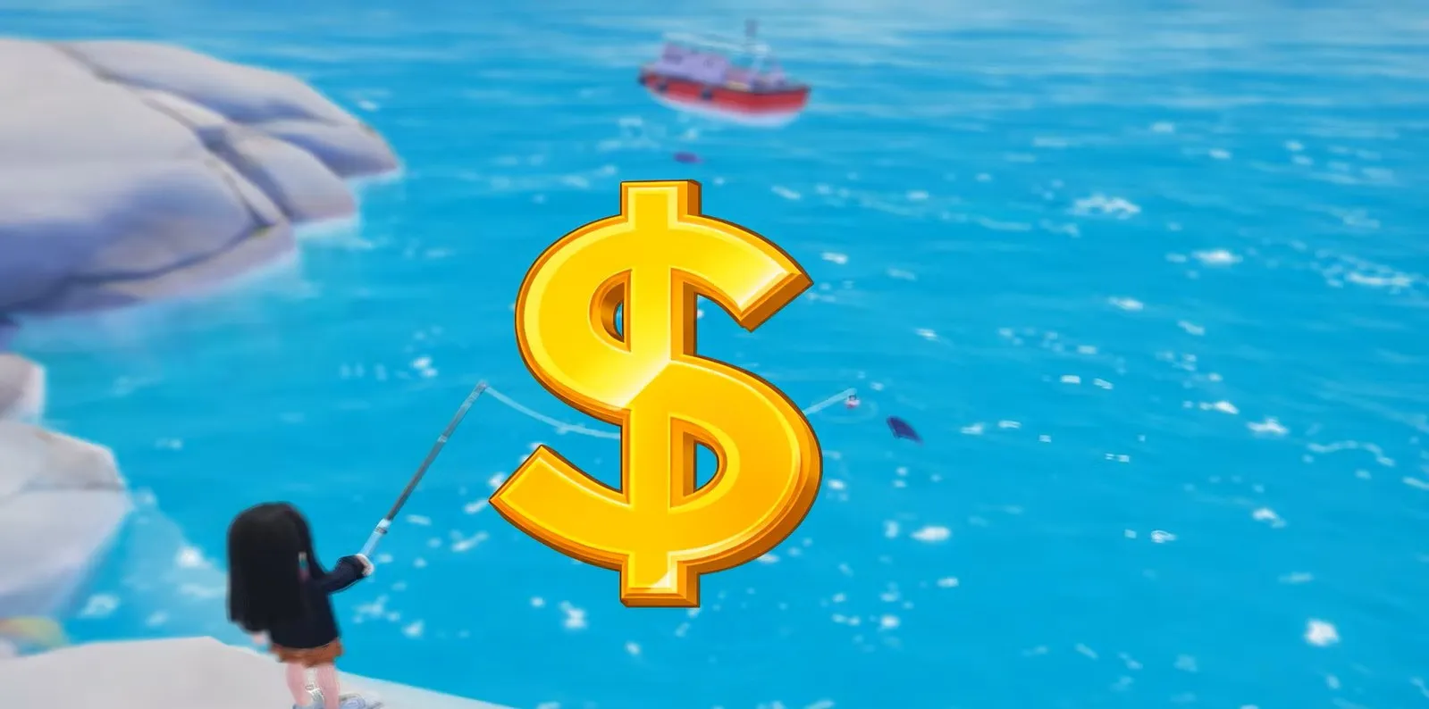 fishing for fortune in turquoise waters