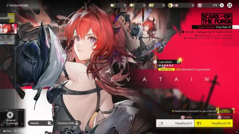 gacha in arknights endfields