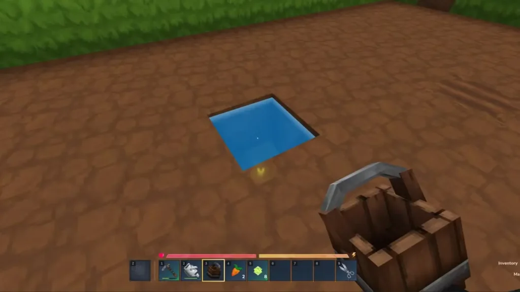 setting up water source in hytale