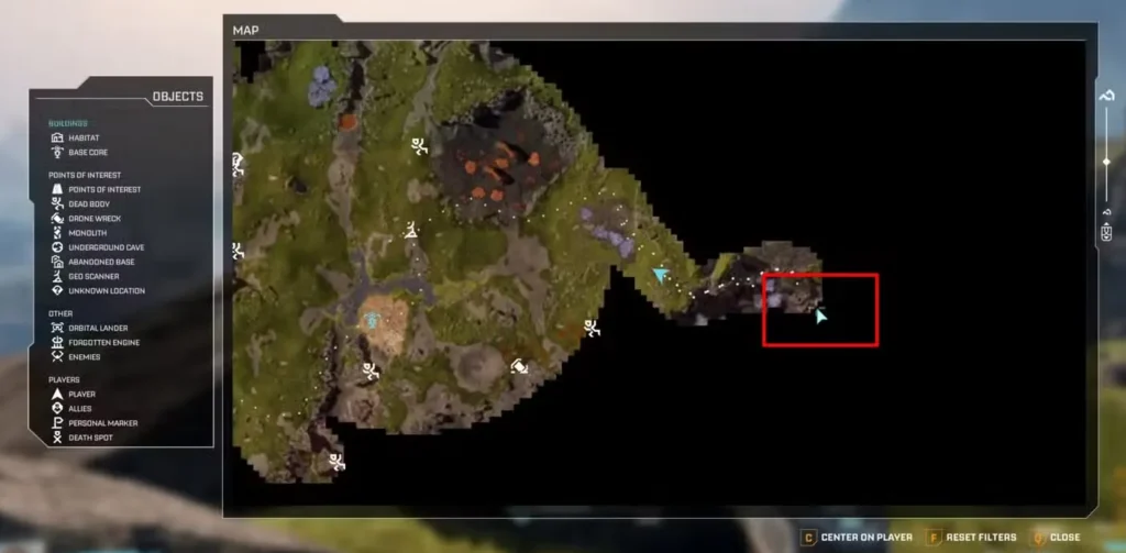 helium 3 map location in starrupture