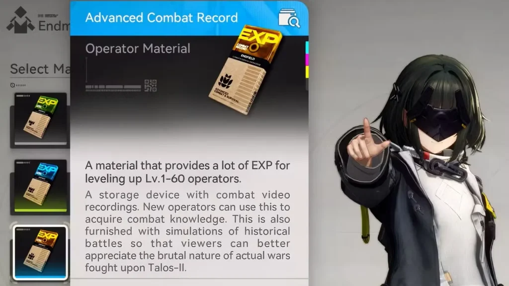 How to get combat records in arknights endfield