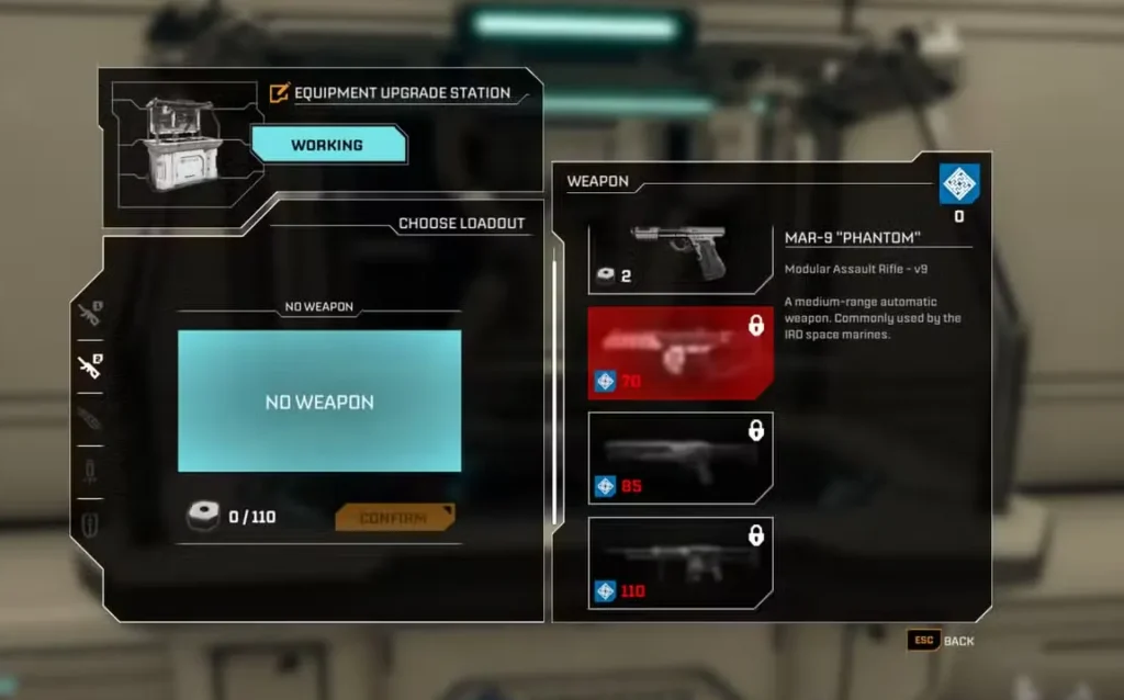 unlocking all weapons in starrupture