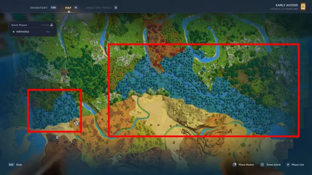 azure forest in hytale