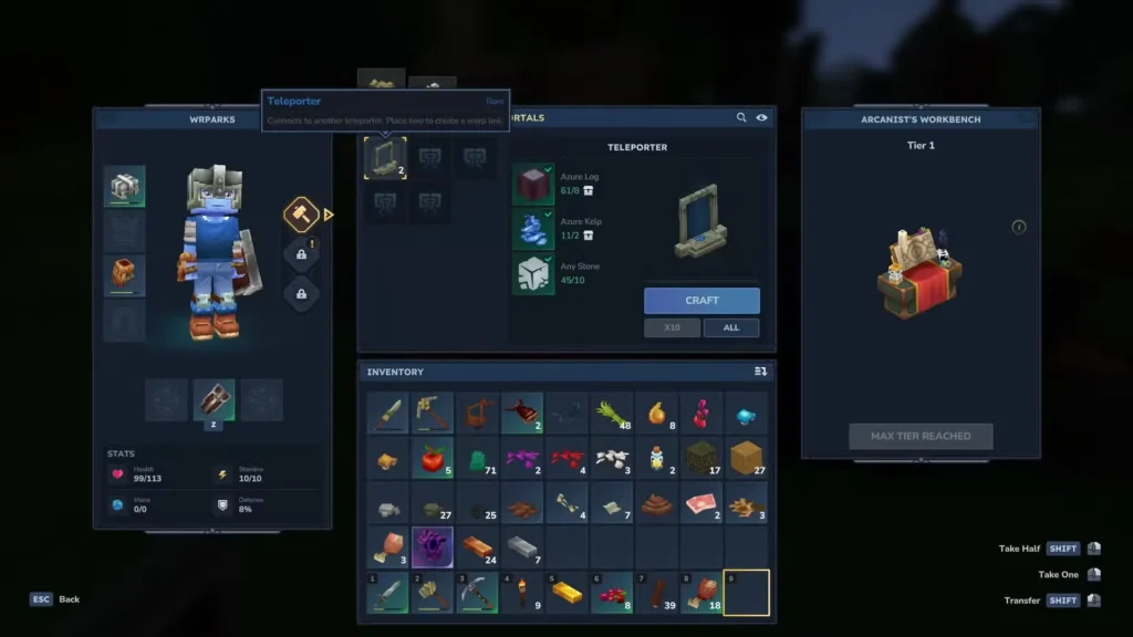 Crafting Your First Teleporter in Hytale