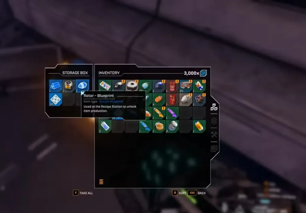 rotor blueprint in starrupture