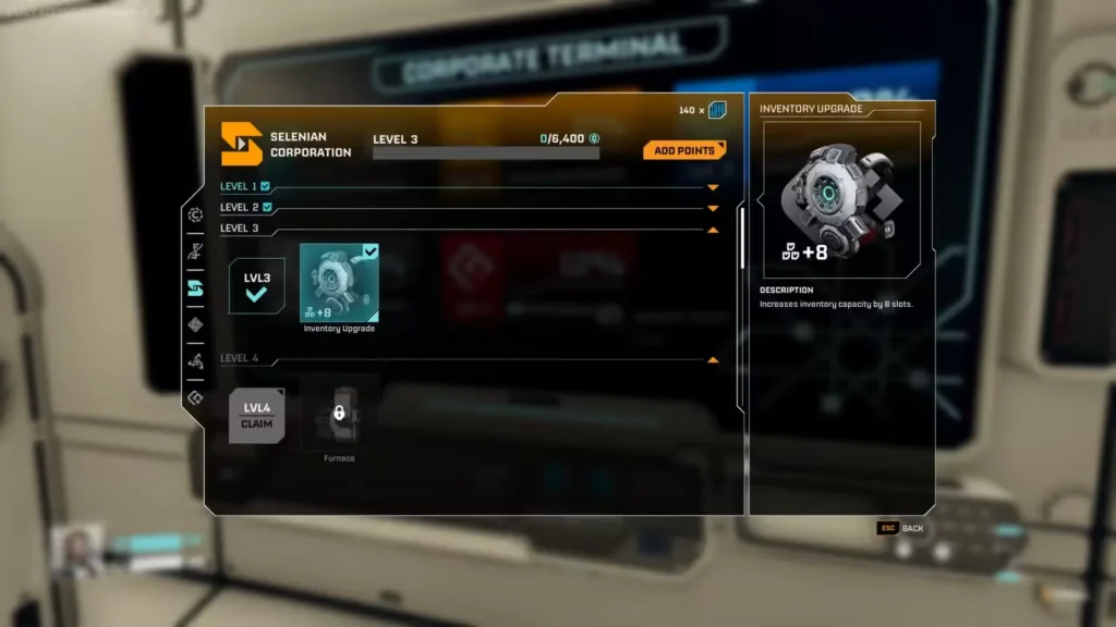 starrupture inventory upgrade