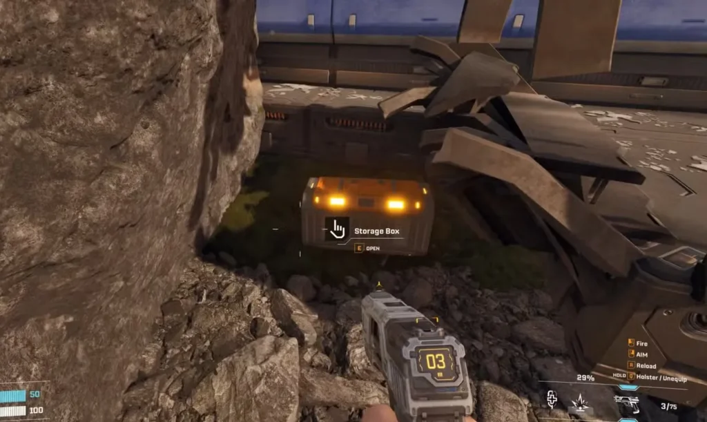 storage box containing war bonds in starrupture