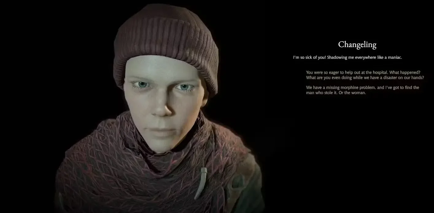 talking to clara about her morphine theft in pathologic 3