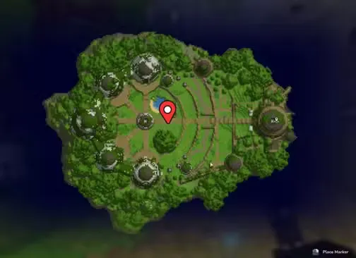 trader npc location temple map in hytale