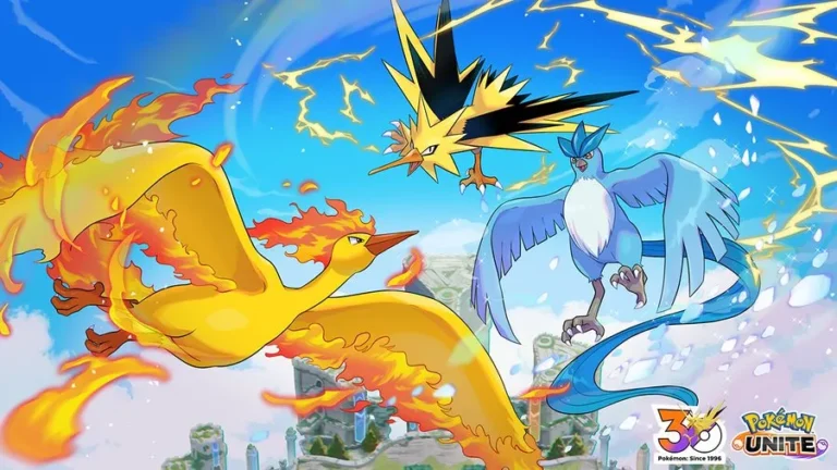 Pokémon UNITE Is Adding the Three Legendary Birds, With Johto Starters Coming Soon