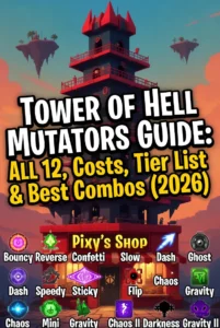 Tower of Hell Mutators Guide: Every Mutator, Cost, Tier List & Combos