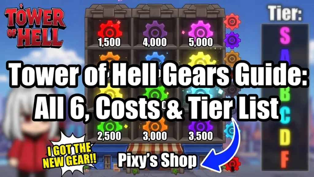 Tower of Hell Gears Guide
