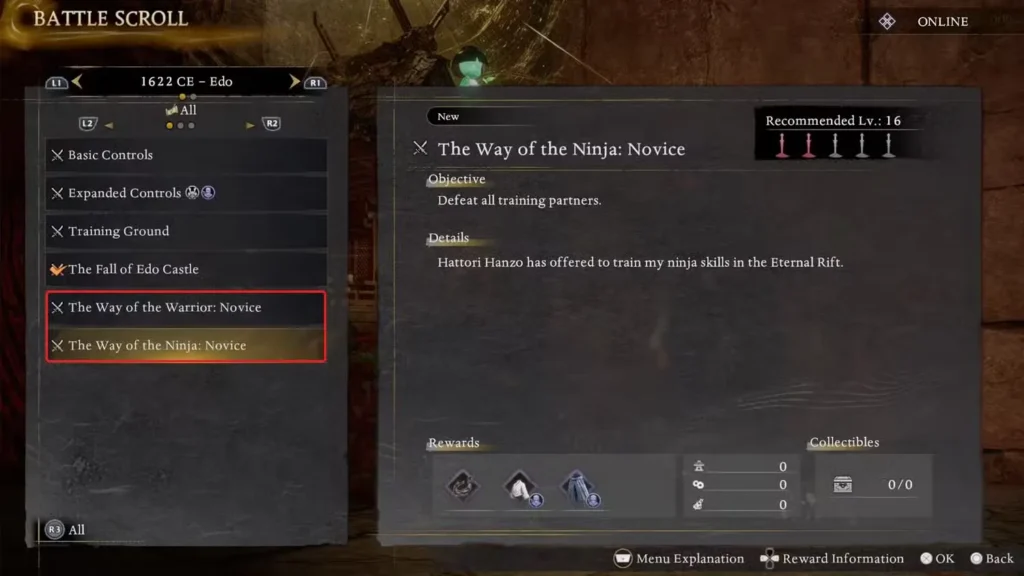 complete battle scrolls to access more skills in nioh 3