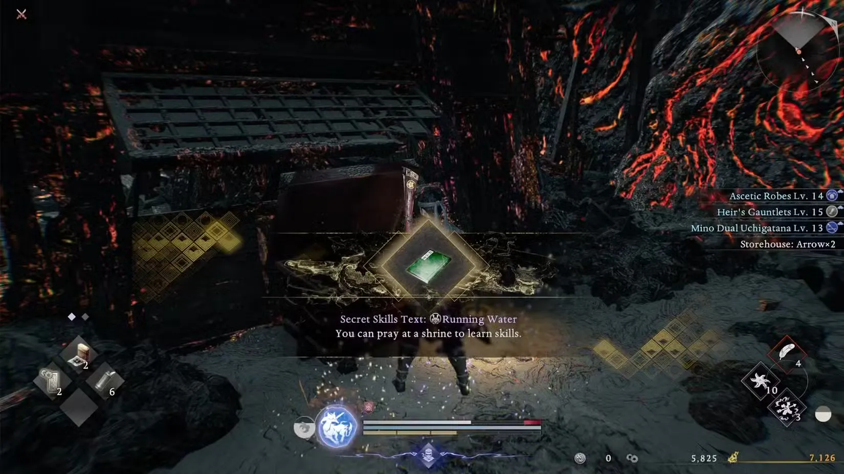 find skills text in chest in nioh 3