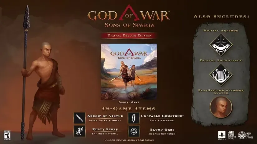 god of war sons of sparta digital deluxe edition