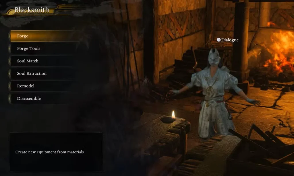 how to forge weapons in nioh 3