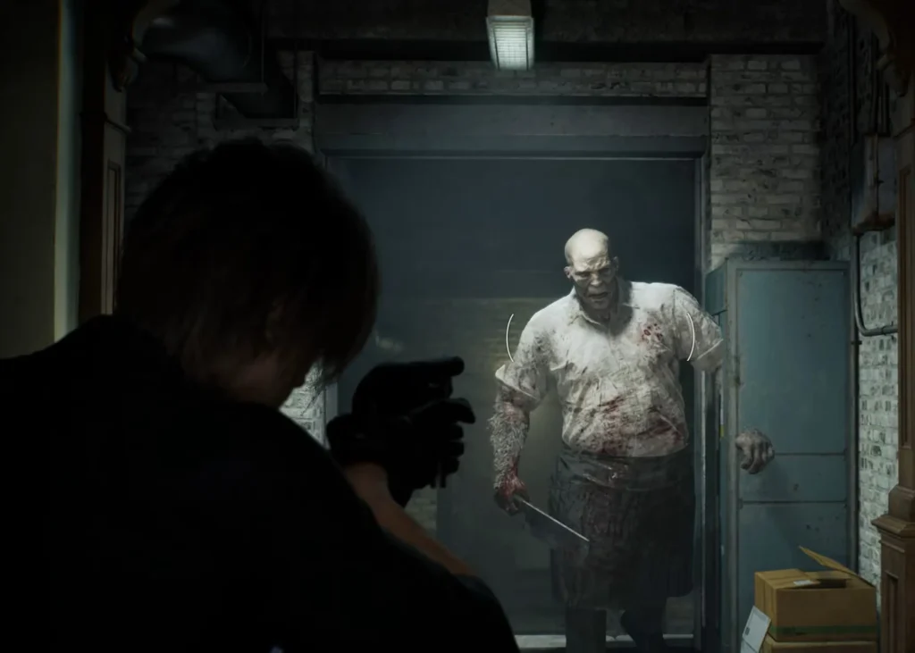 killing the cook in resident evil requim