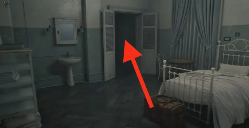 room 201 closet in Resident Evil Requiem