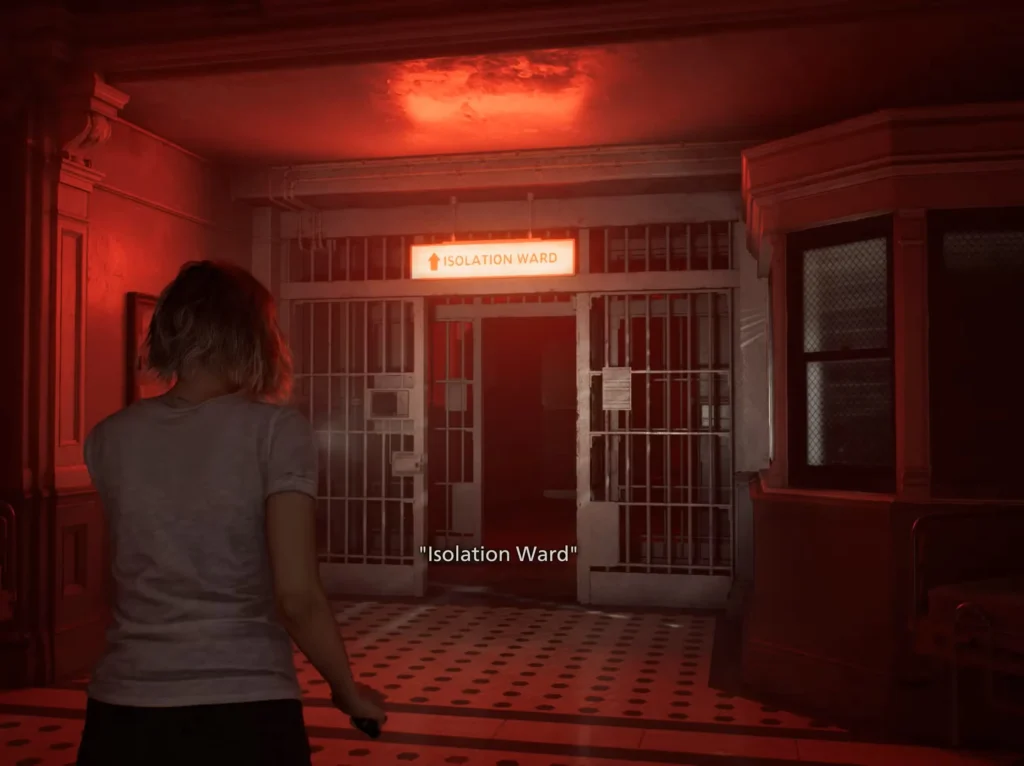 room to the id wristband level 3 isolation ward in resident evil requiem