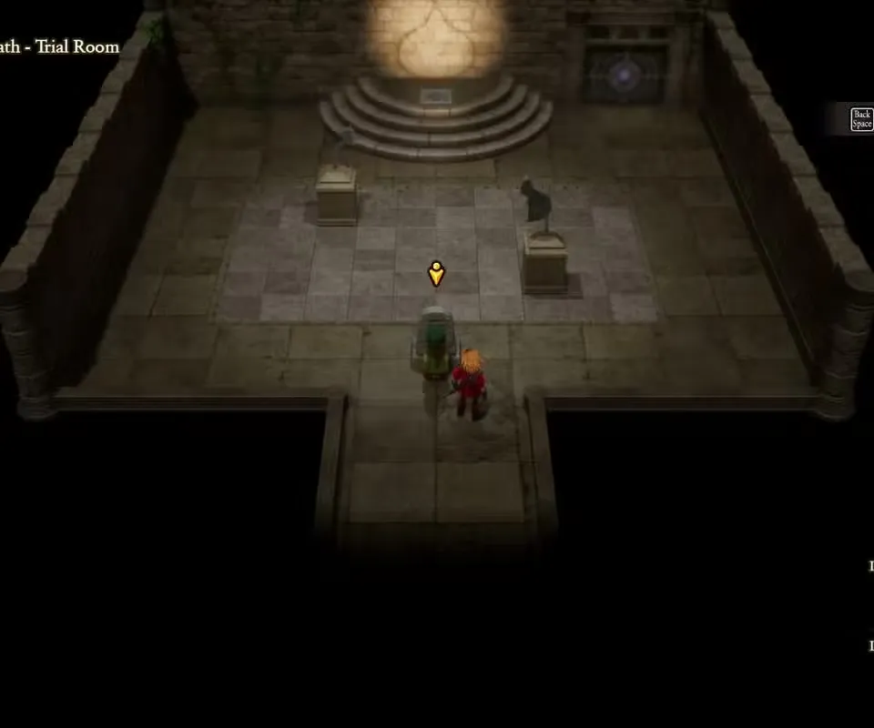 shadow puzzle room in dragon quest reimagined