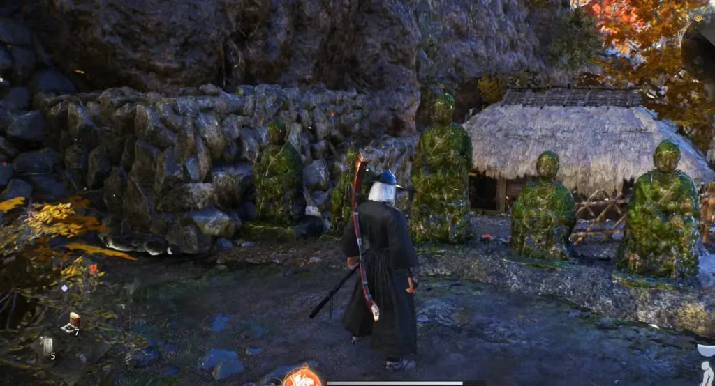 six jizo statue head in water mill in nioh 3 1