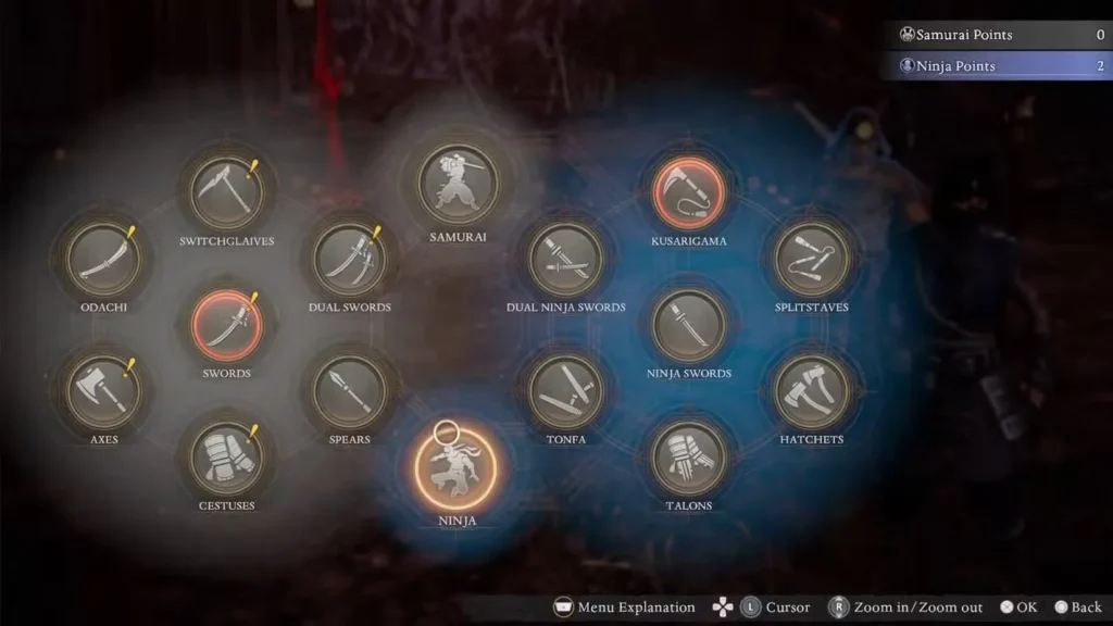 use locks to get points and unlock martial art or ninjutsu in nioh 3