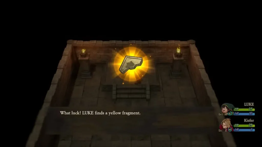 yellow fragment in dragon quest 7 reimagined