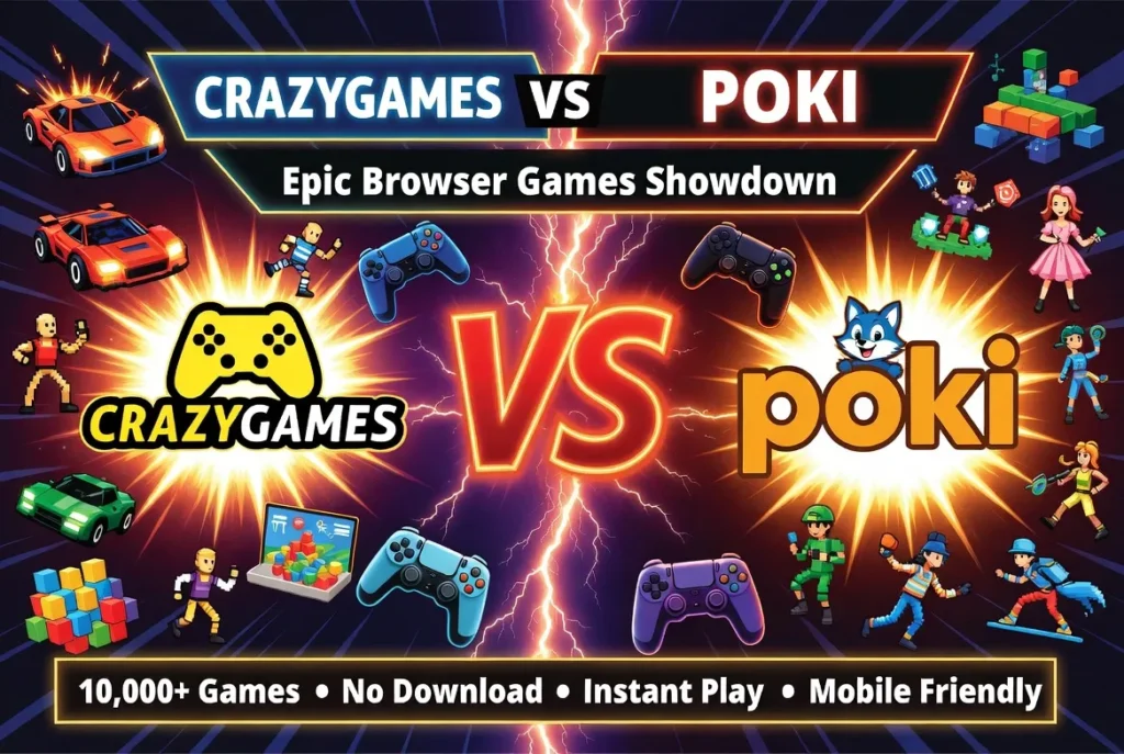 CrazyGames vs Poki