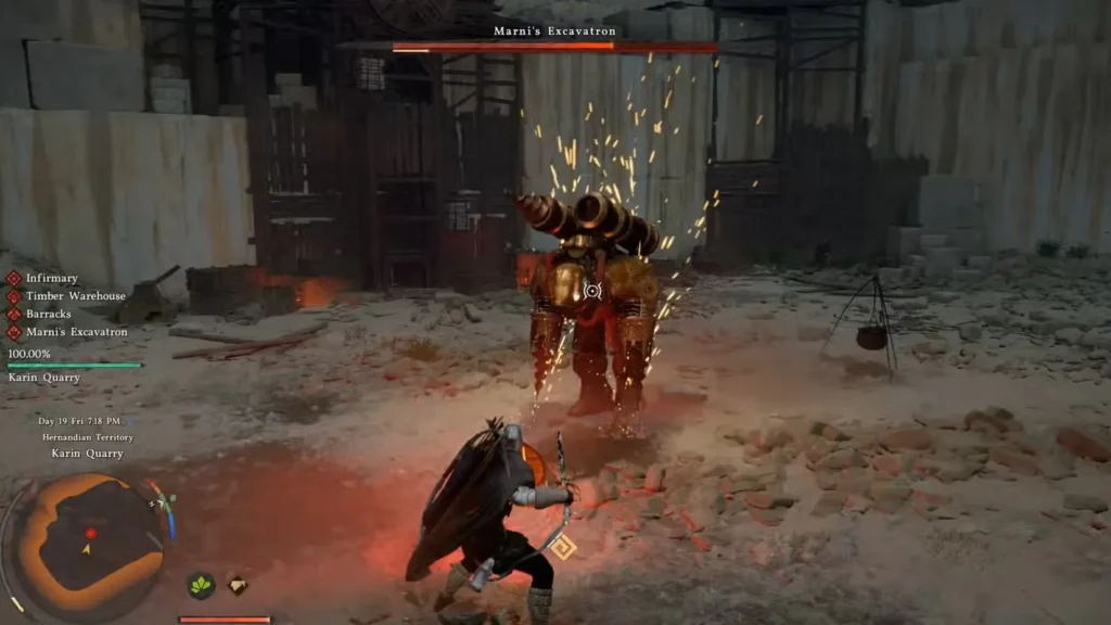 Excavatron Boss Fight