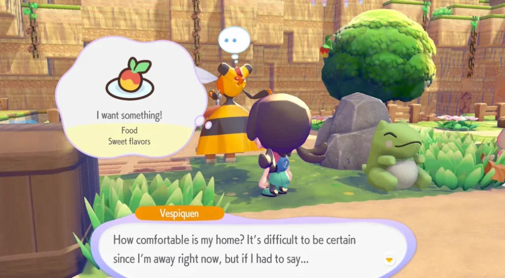 Pokopia Comfort Level food