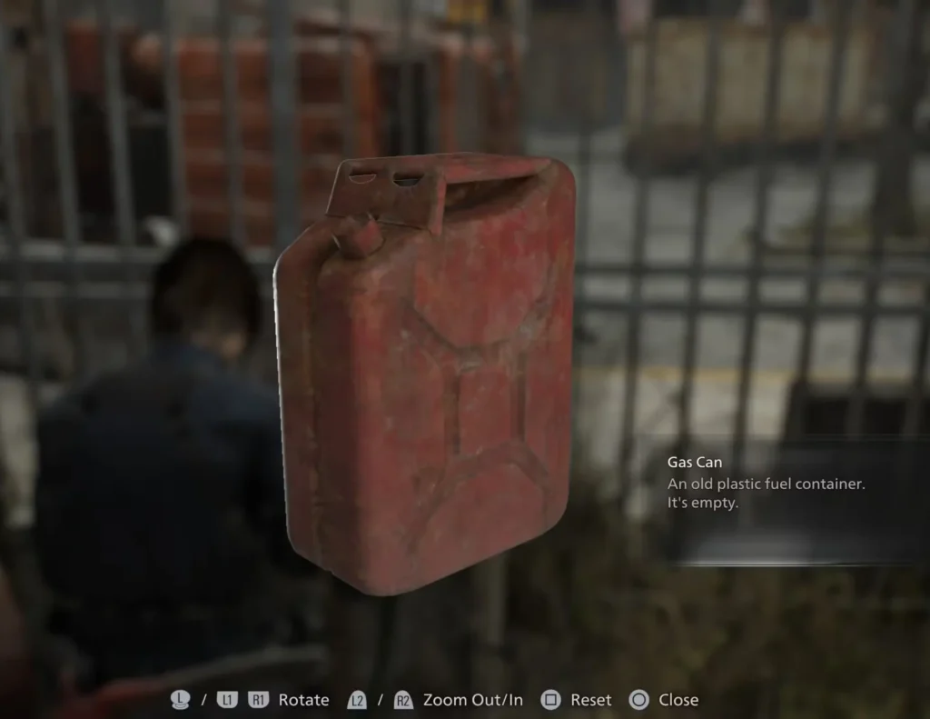 acquiring the gas can resident evil requiem