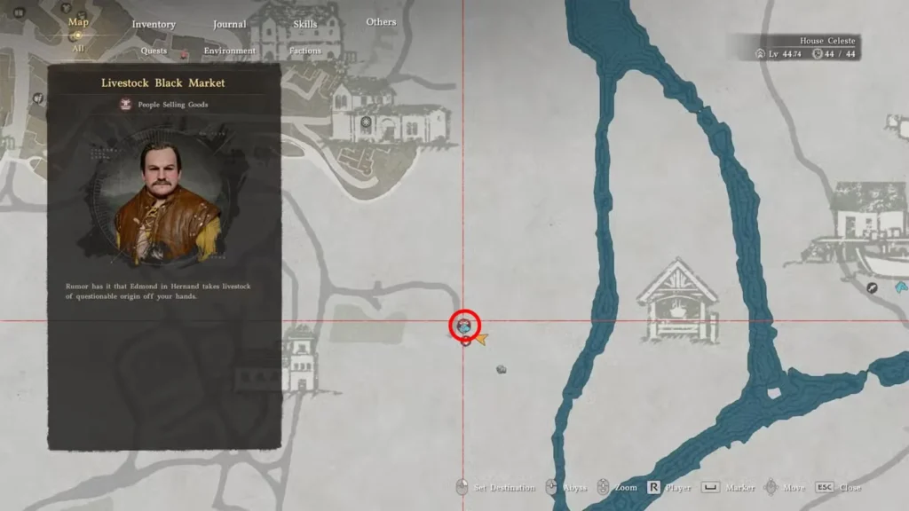 capturing and selling livestocks in crimson desert