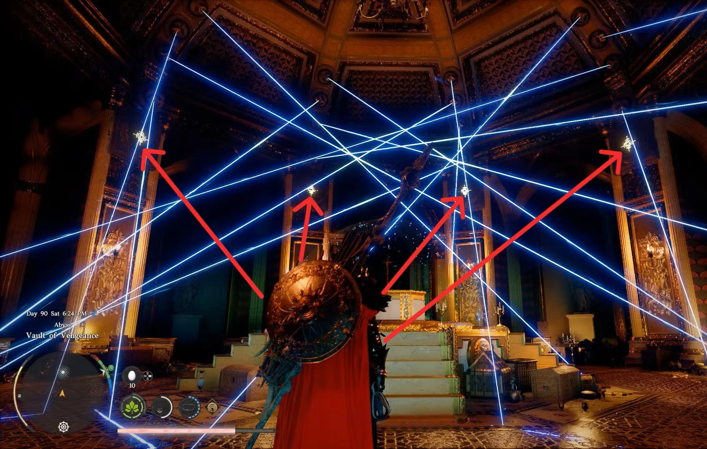 completing the vault of vengeance abyss puzzle in crimson desert