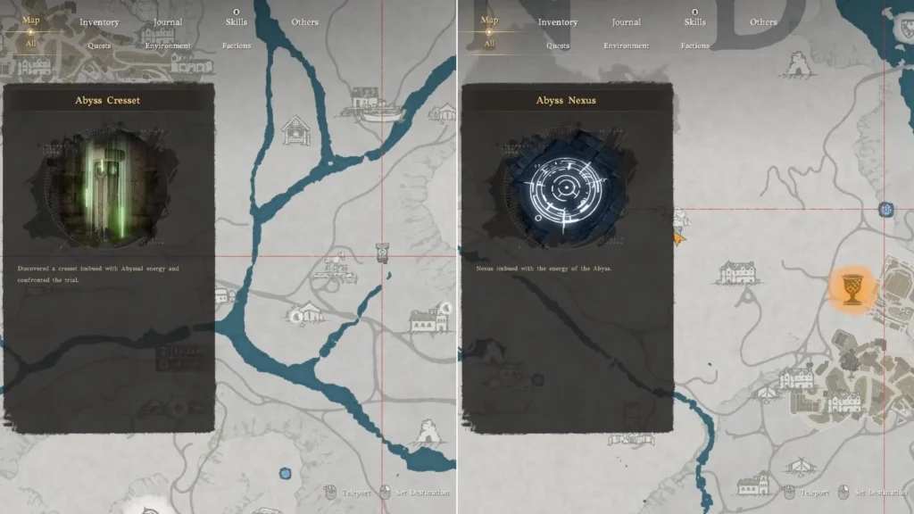 fast traveling nodes crimson desert