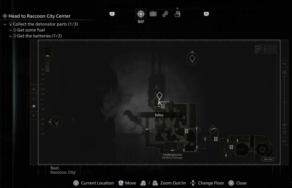 first battery location resident evil requiem