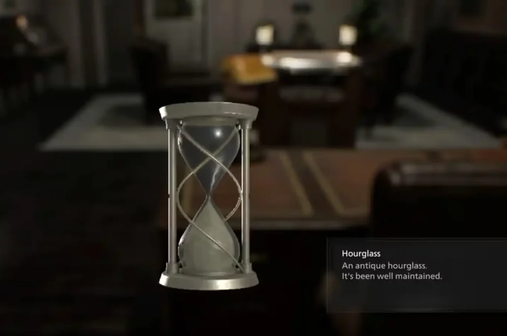 hourglass resident evil requiem