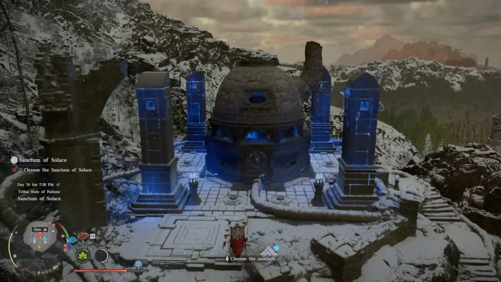 how to cleanse sanctum of solace in crimson desert
