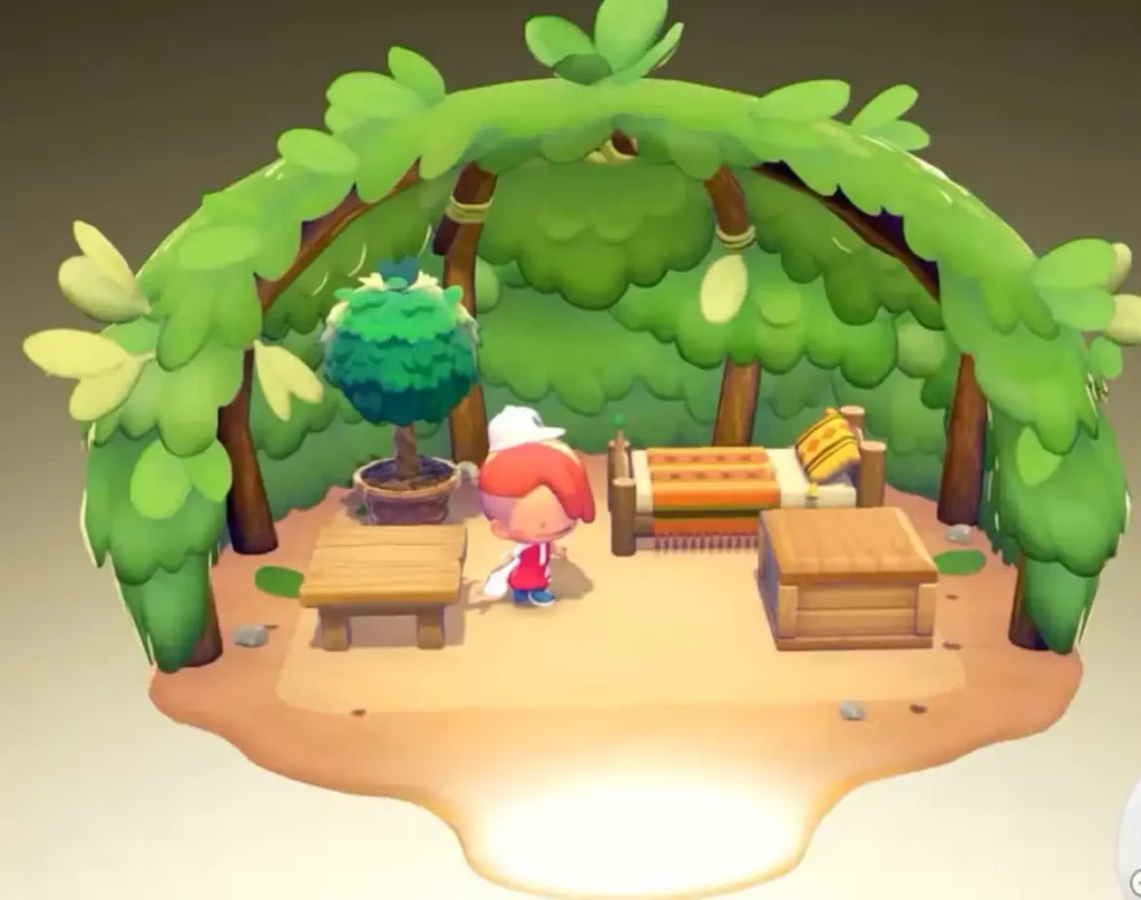 placing furniture leaf den pokopia