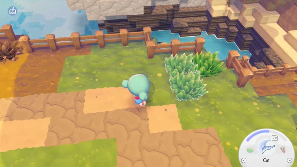 pokopia ditto facing grass patch