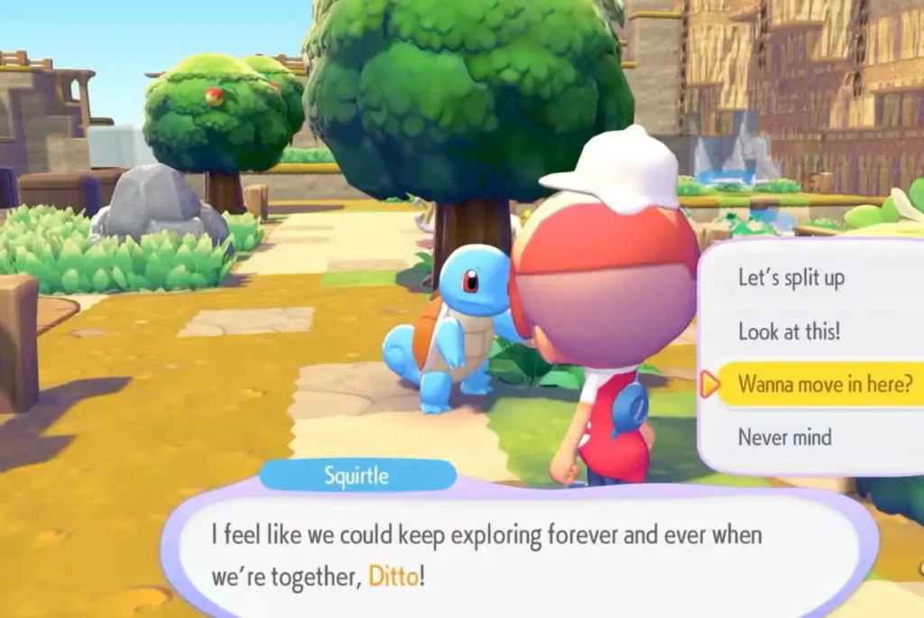 squirtle moving in pokopia