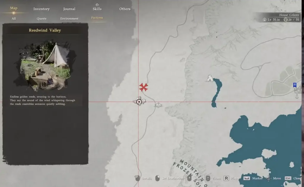 Reedwind Vallley Map
