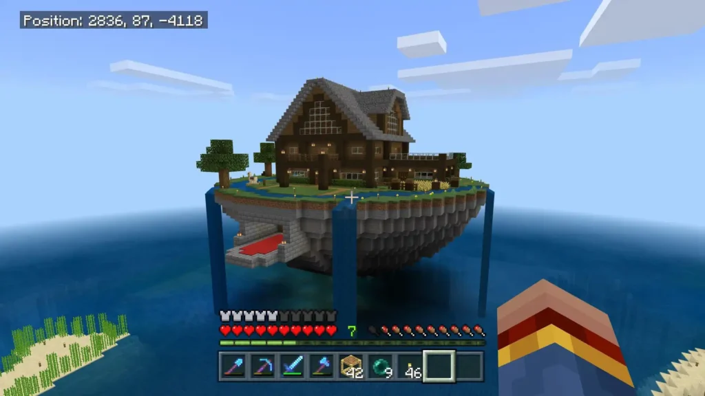 How to Build a Minecraft Floating Island Base: Complete Sky Base Guide ...