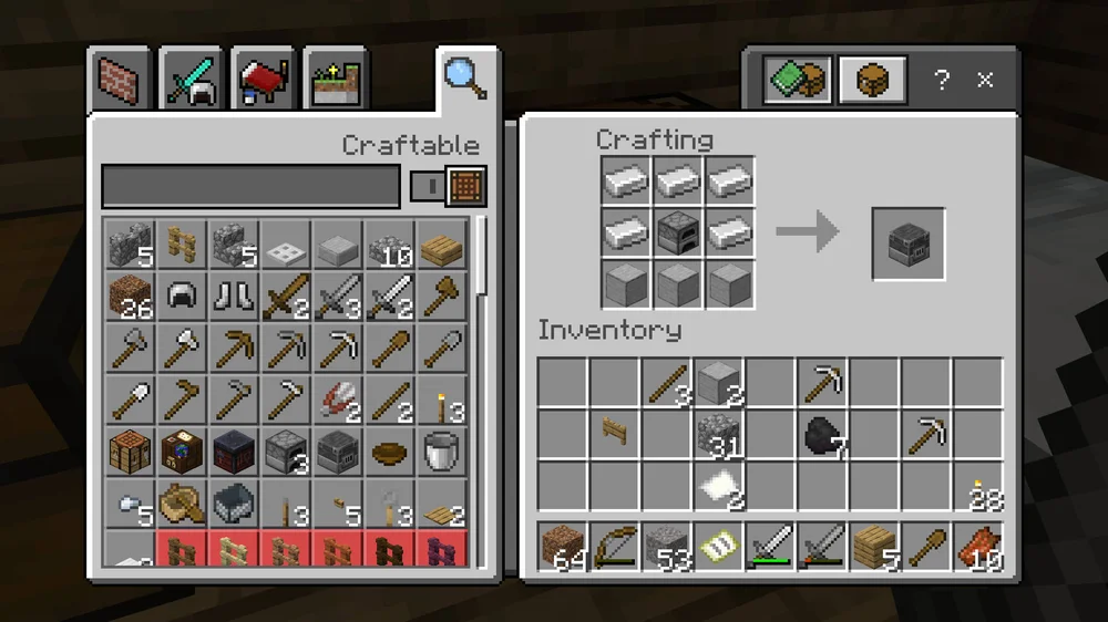 blast furnace minecraft crafting