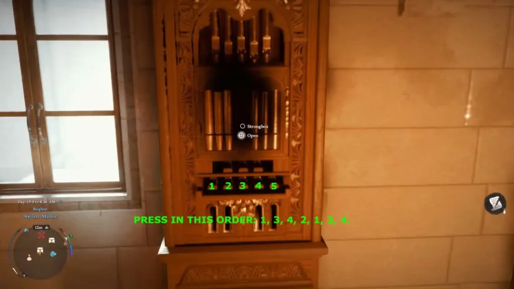 crimson desert stellen manor strongbox 2 solution The Musical Key Puzzle