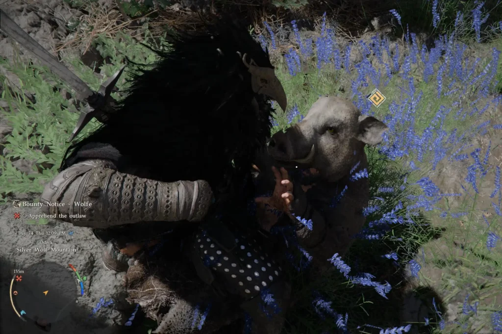 crimson desert wolfe outlaw captured