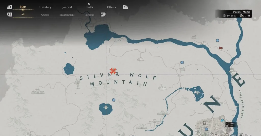 crimson desert wolfe outlaw map location